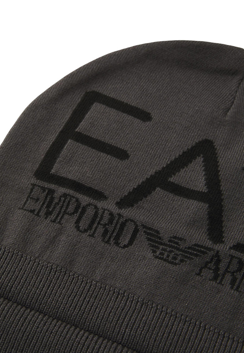 Black Logo Beanie Cap 3