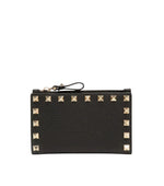 Black Studded Card Holder 1