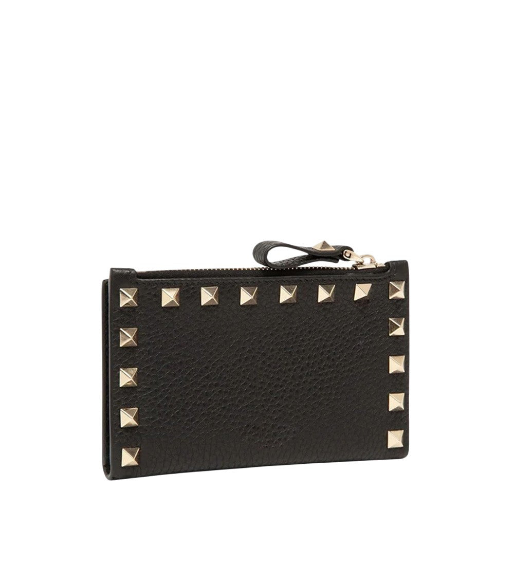 Black Studded Card Holder 2