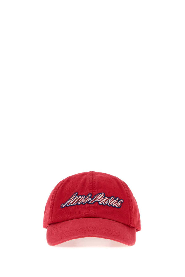 Red Solid Baseball Cap 1