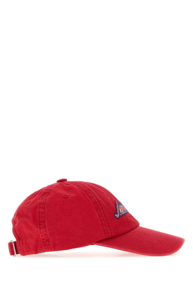 Red Solid Baseball Cap 2