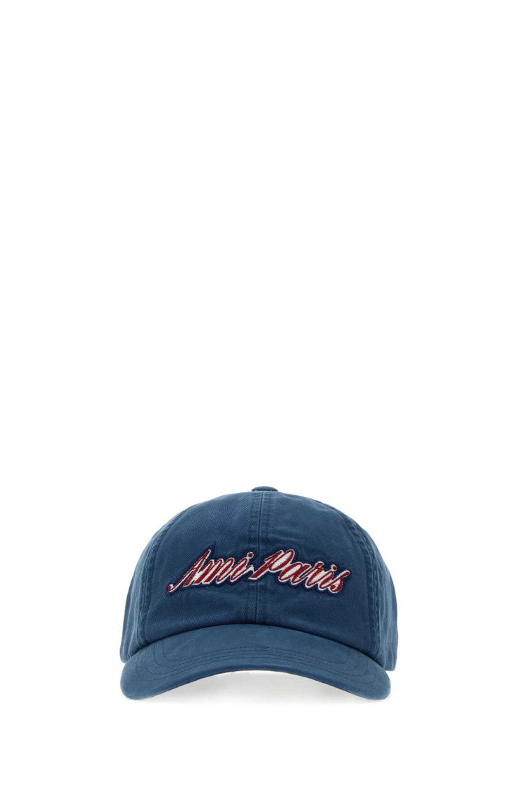 Blue Solid Baseball Cap 1