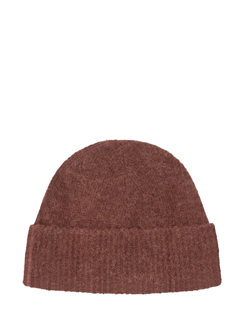 Brown Logo Beanie Cap 2