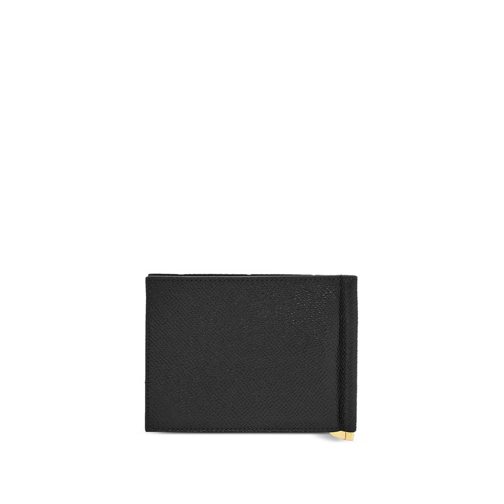 Black Gancini Textured Wallet 2
