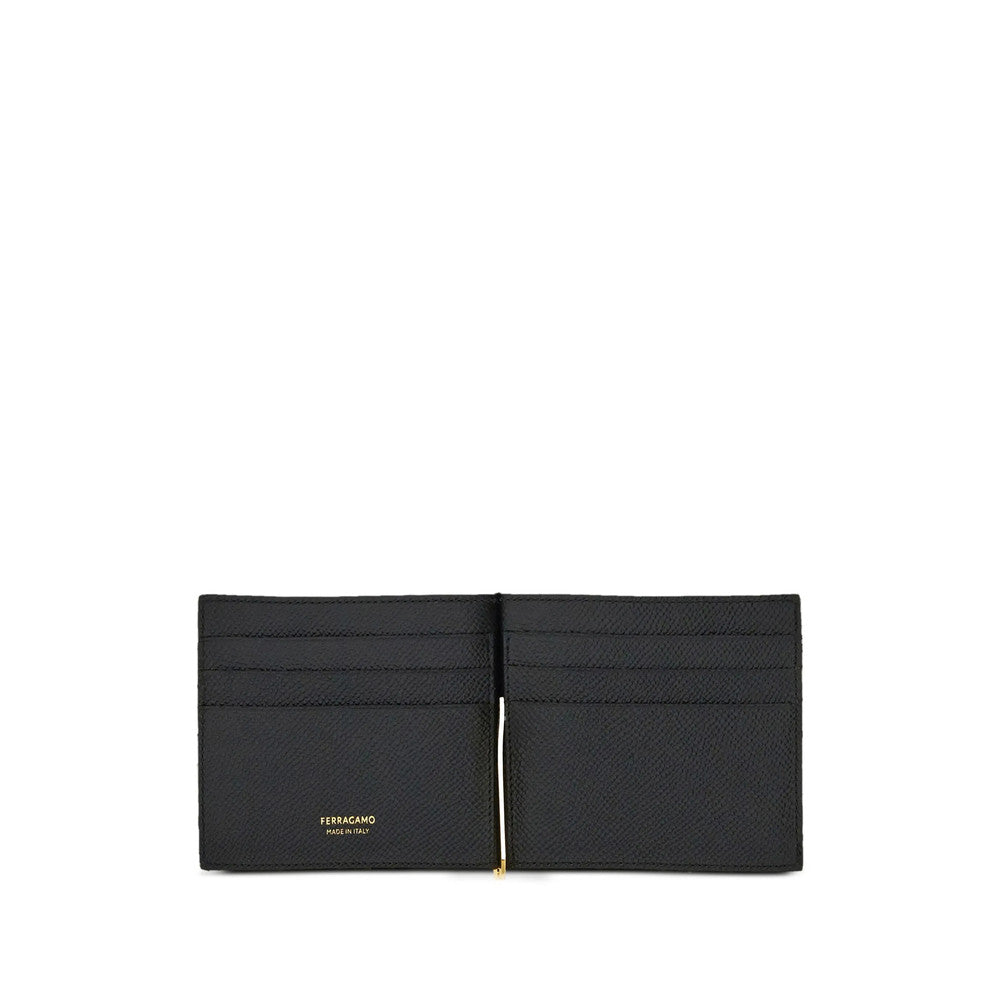 Black Gancini Textured Wallet 3