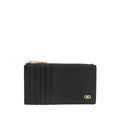 Black Gancini Textured Wallet 1