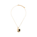Golden Sculptural Pendant Neckpiece 1