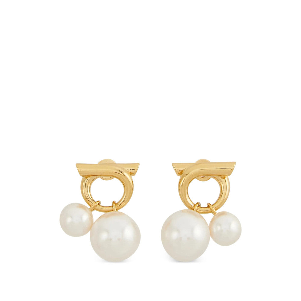Golden Gancini Drop Earrings 1