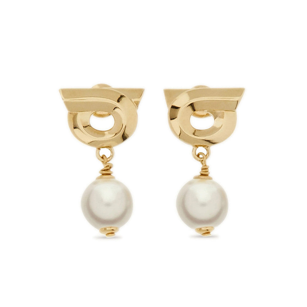 Golden Gancini Drop Earrings 1