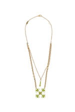 Golden Double Chain Necklace 1