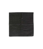 Black Striped Pocket Square 1