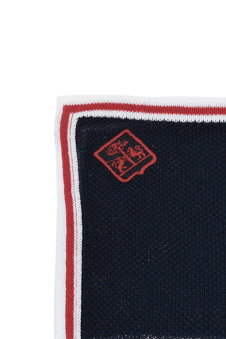 Navy Blue Textured Pocket Square 2