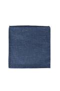 Blue Textured Pocket Square 1