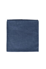Blue Textured Pocket Square 1
