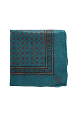 Green Printed Pocket Square 1