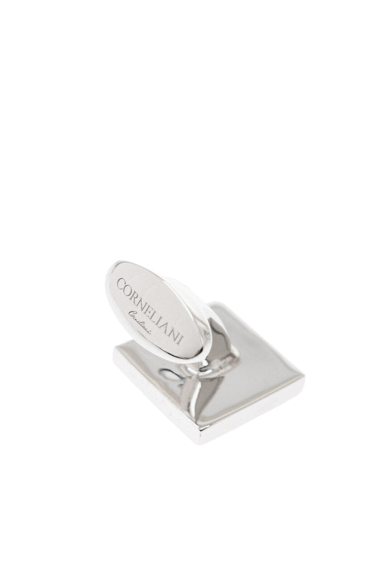 Orange Textured Square Cufflinks 3