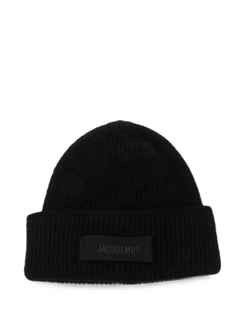 Black Le Bonnet Logo Beanie Cap 1