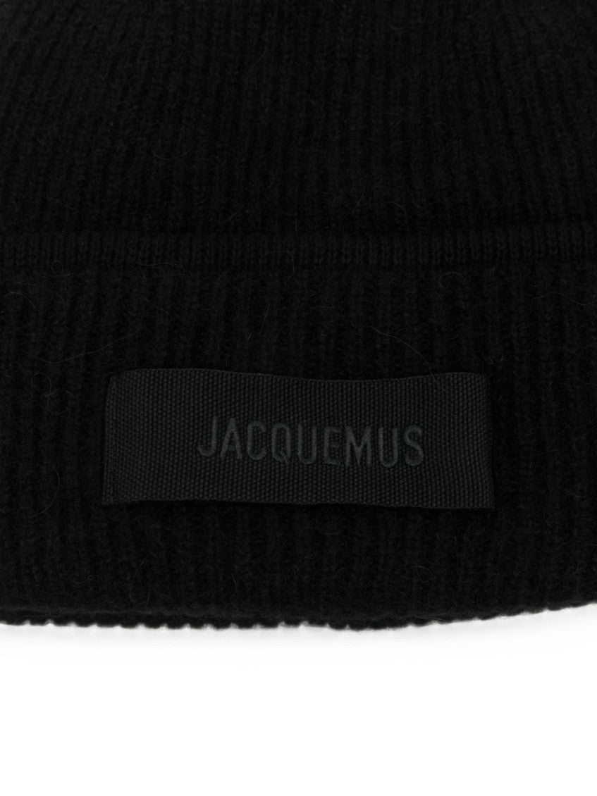 Black Le Bonnet Logo Beanie Cap 3