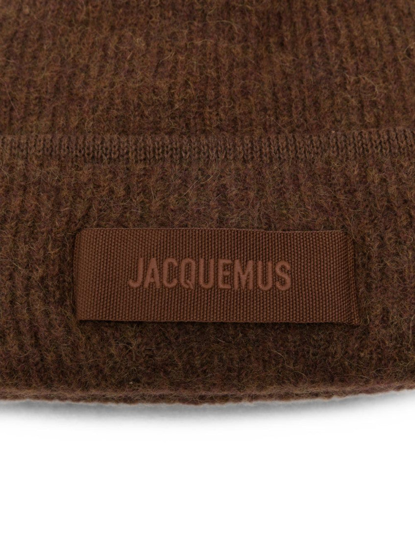 Brown Logo Beanie Cap 2