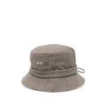 Brown Solid Bucket Hat 1