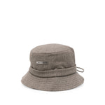Brown Solid Bucket Hat 1