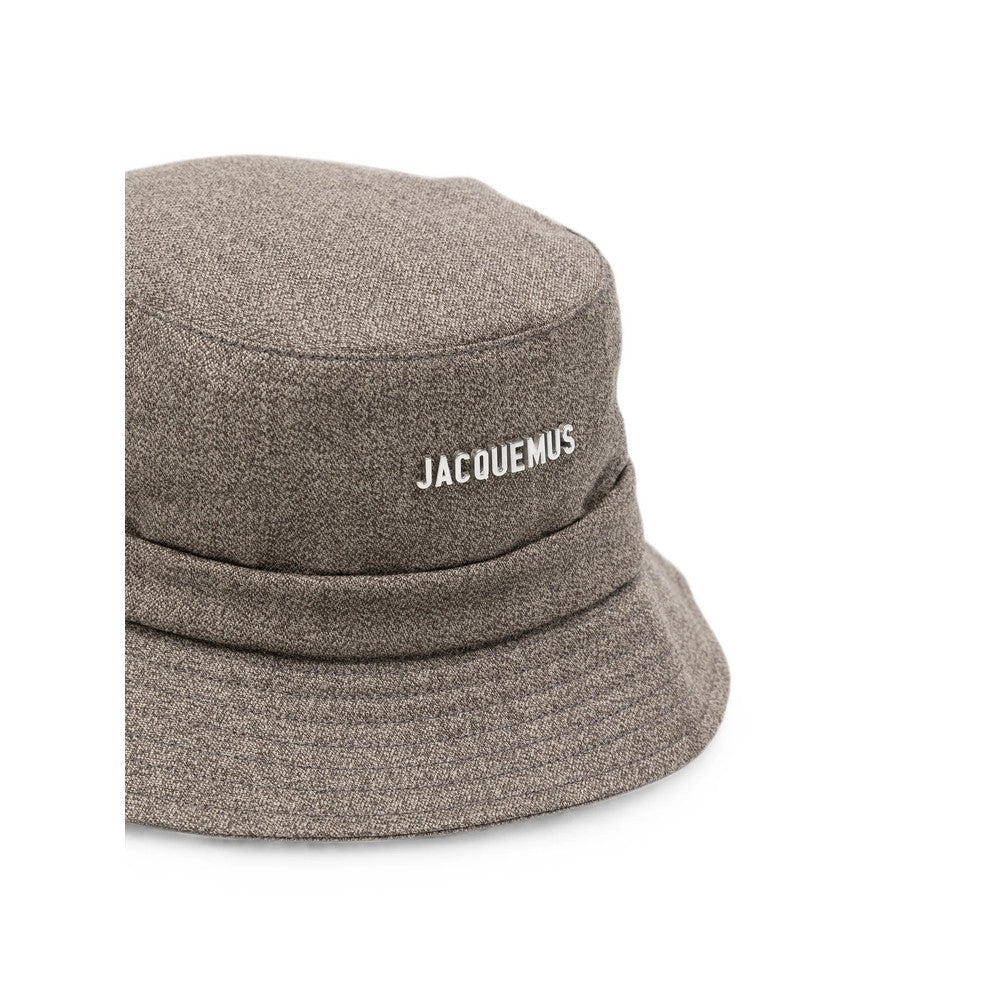 Brown Solid Bucket Hat 3