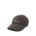 Dark Brown Logo Baseball Cap 1