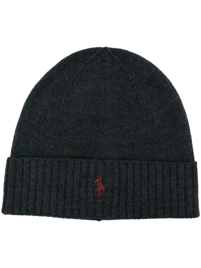 Dark Grey Logo Beanie Cap 1