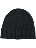 Dark Grey Logo Beanie Cap 1