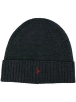 Dark Grey Logo Beanie Cap 1