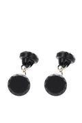 Black Round Crystal Cufflinks 1