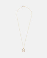 Golden House Pendant Necklace 1