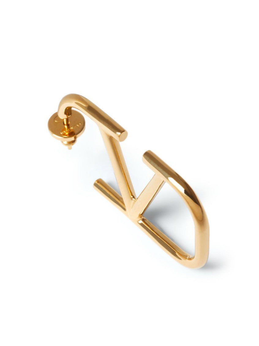 Golden VLogo Signature earrings 4