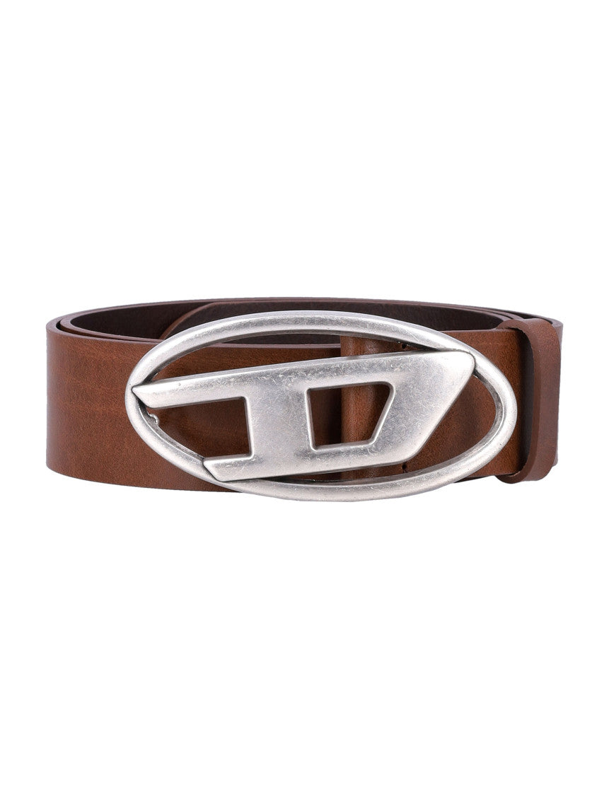 Brown B-1DR Logo Buckle Belt 1