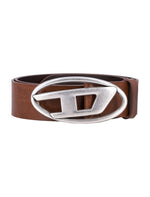 Brown B-1DR Logo Buckle Belt 1