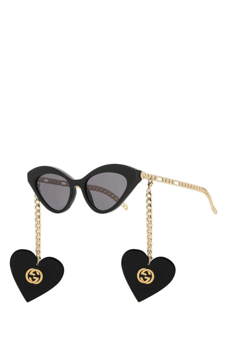 Black Heart Charm Sunglasses 1
