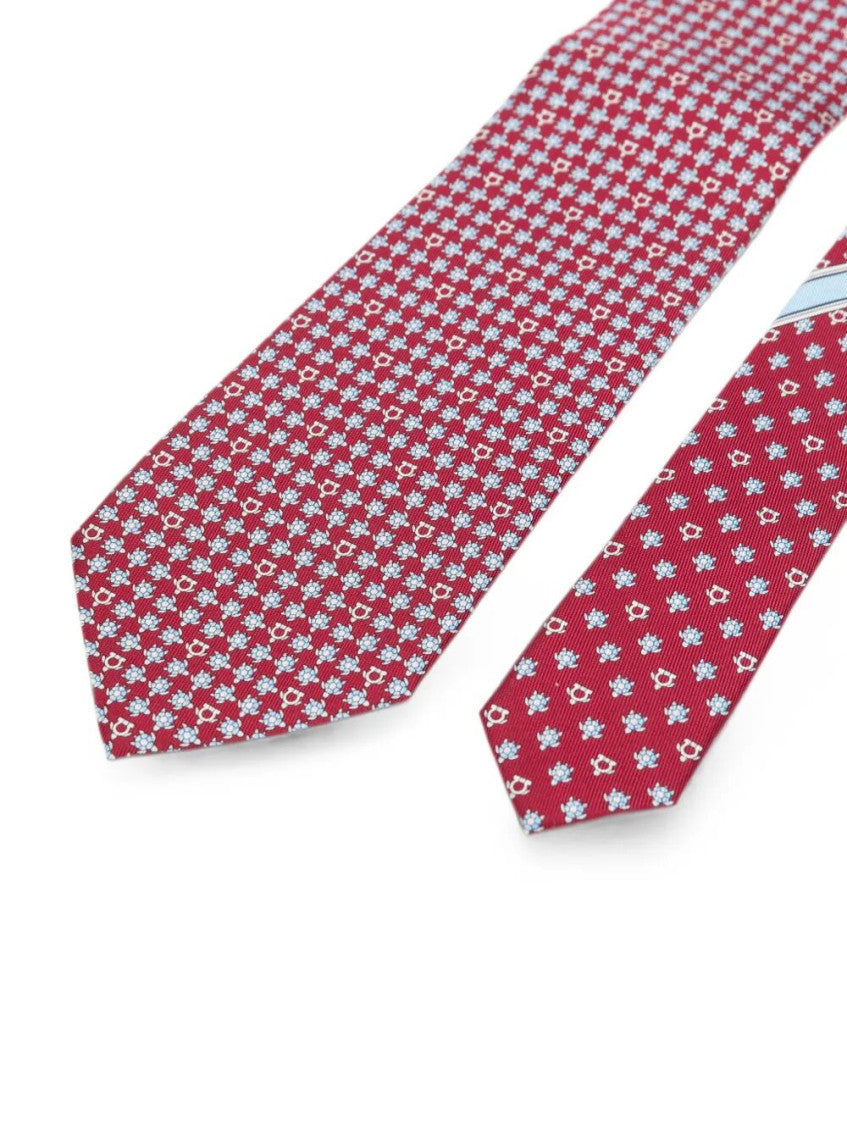 Red Printed Tie 3