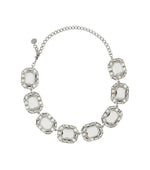 Silver Crystal Necklace 1