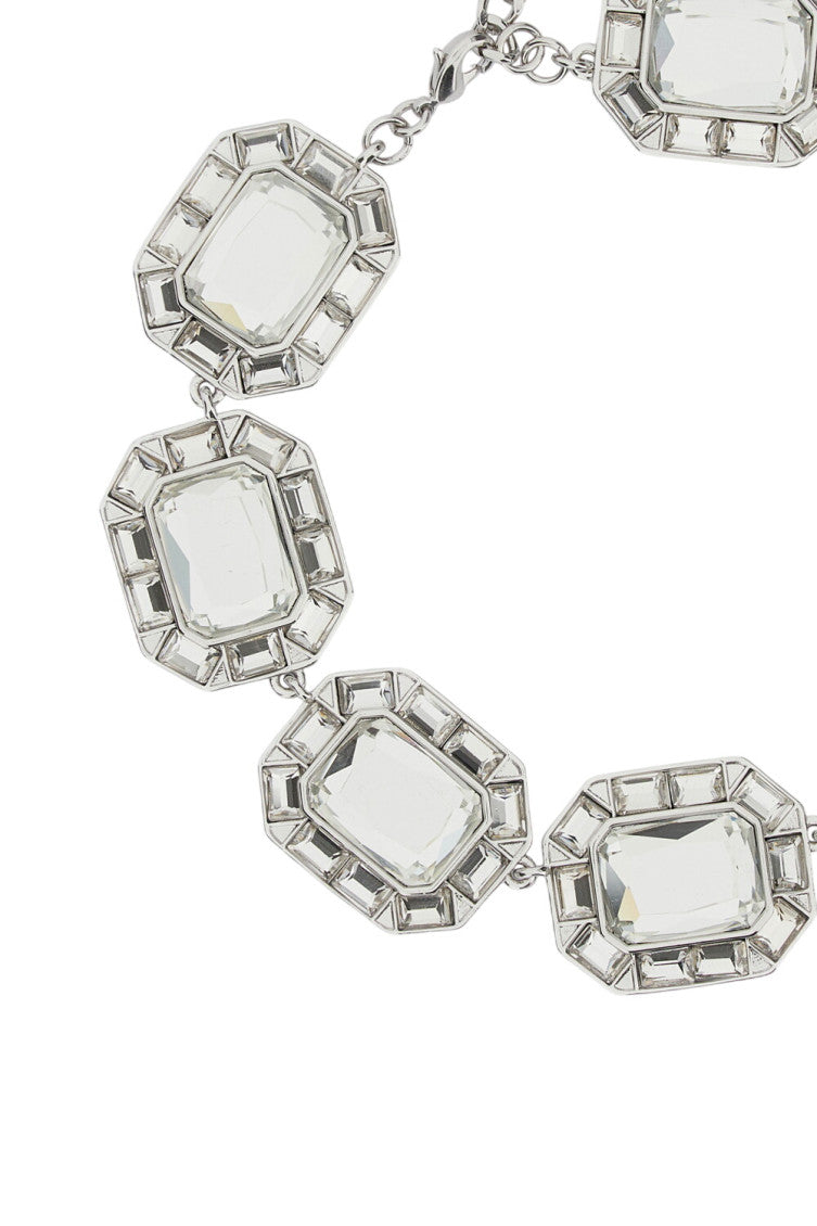 Silver Crystal Necklace 2