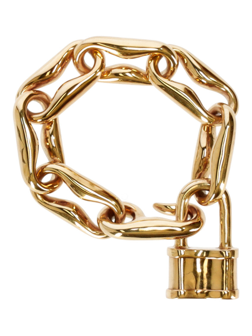 Golden Padlock Chain Bracelet 1