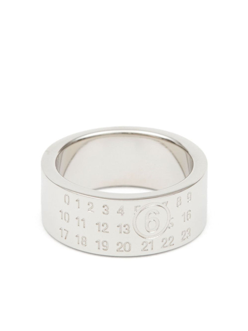Silver Signature Logo Ring 1