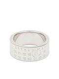 Silver Signature Logo Ring 1