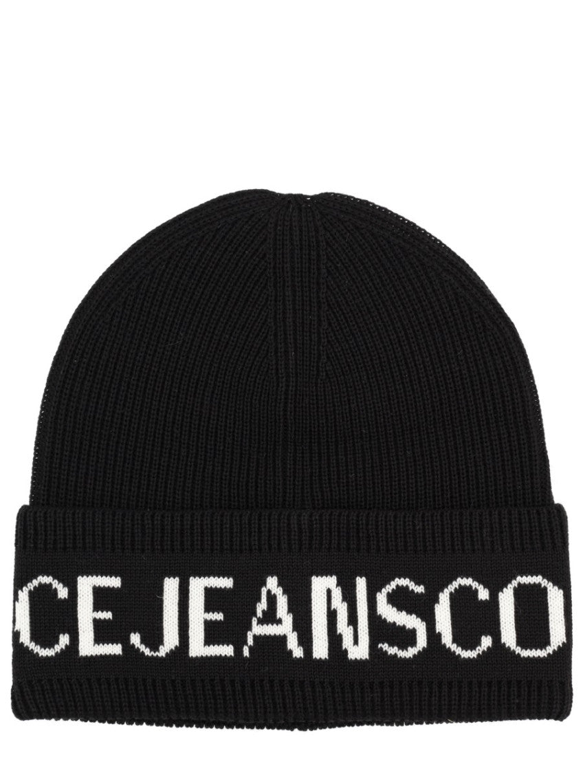 Black Logo Beanies Hat 1