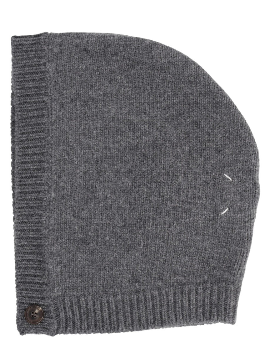 Grey Solid Winter Hat 2