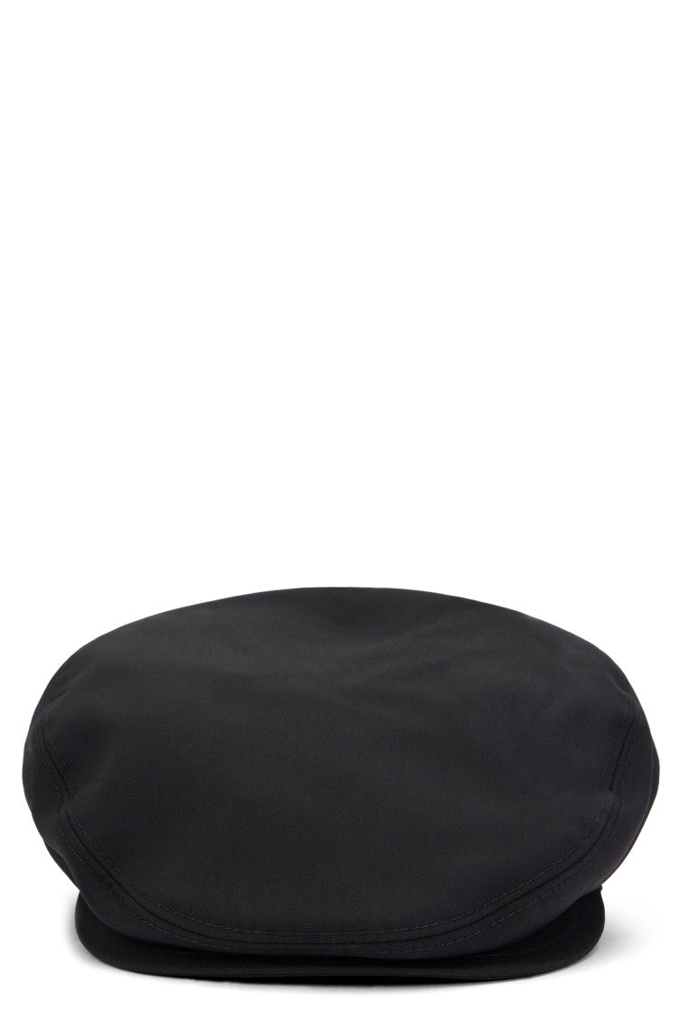 Black Logo Flat Cap 1