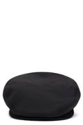 Black Logo Flat Cap 1