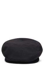 Black Logo Flat Cap 1