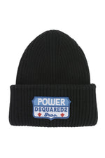 Black Power Logo Beanie Cap 1