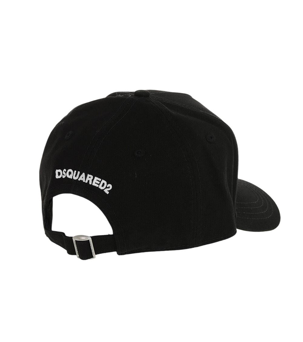 Black Graphic Baseball Cap 3
