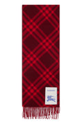 Red Check Scarf 1